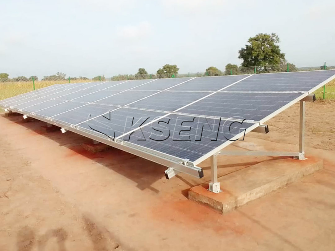 500kW - Soluzione solare geotermica in alluminio in Gambia