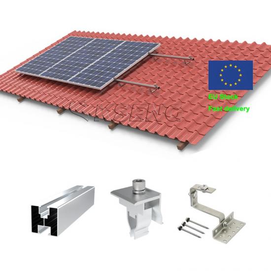 High-quality tile roof solar bracket designed to securely mount solar panels on tiled roofs. Perfect for residential solar energy solutions