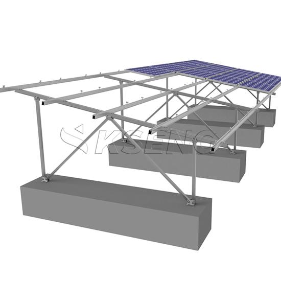 Cost-effective solar ground mounting system ensuring long-term structural durability and reliable performance