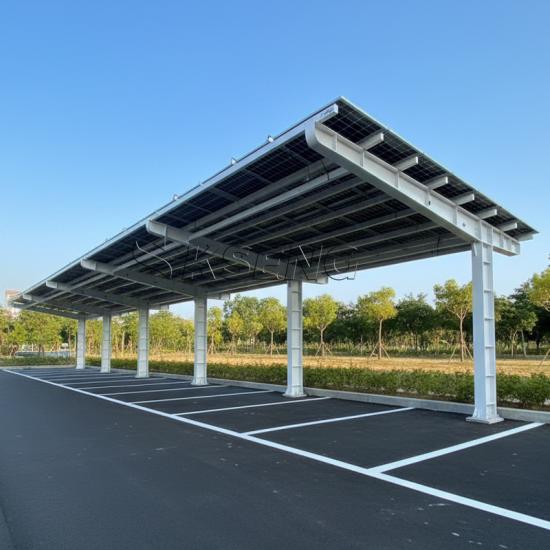 Solar Carport Mounting System for Efficient Solar Panel Installation and Vehicle Protection