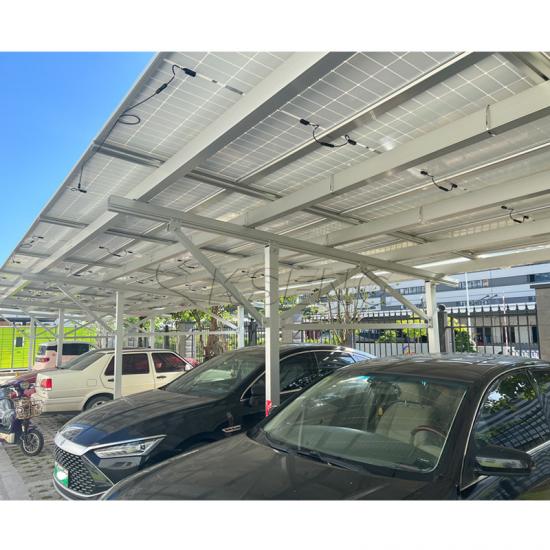 strutture per posti auto solari