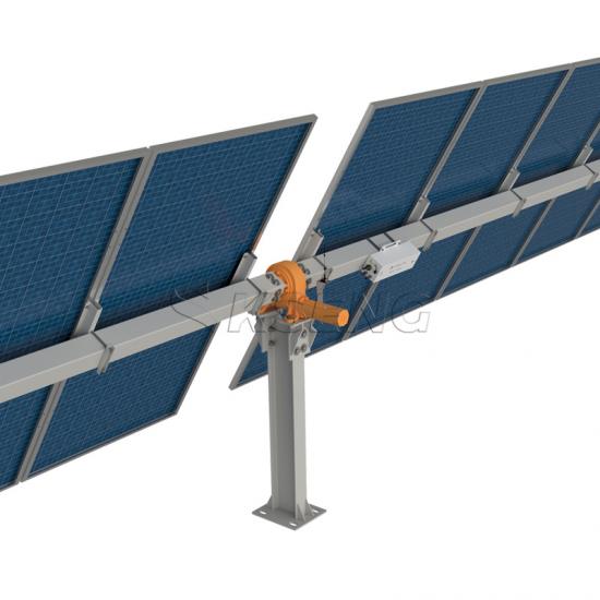 montaggio a pannelli solari rotante