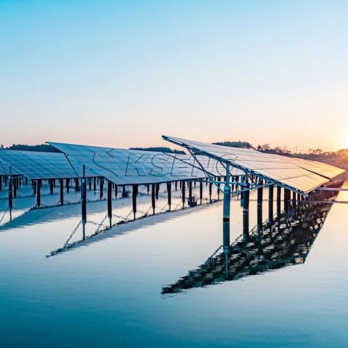 water-based solar mounting system