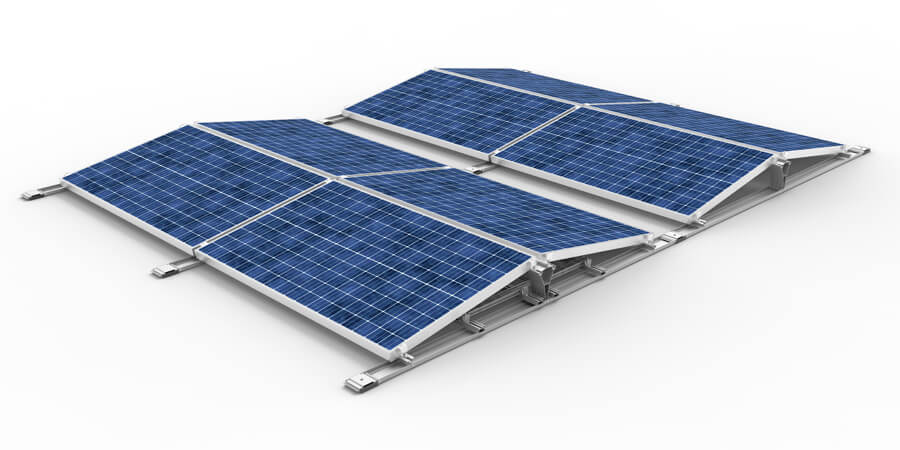 sistema di montaggio solare non penetrante
