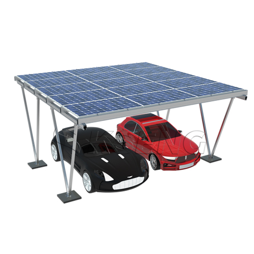 montaggio solare per posto auto coperto