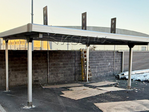 Progetto di sistema di montaggio per carport solare da 9 kW in Israele