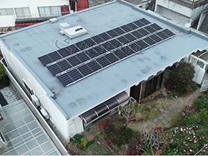 10KW-Solar Ballast Roof Mount Solution in Japan