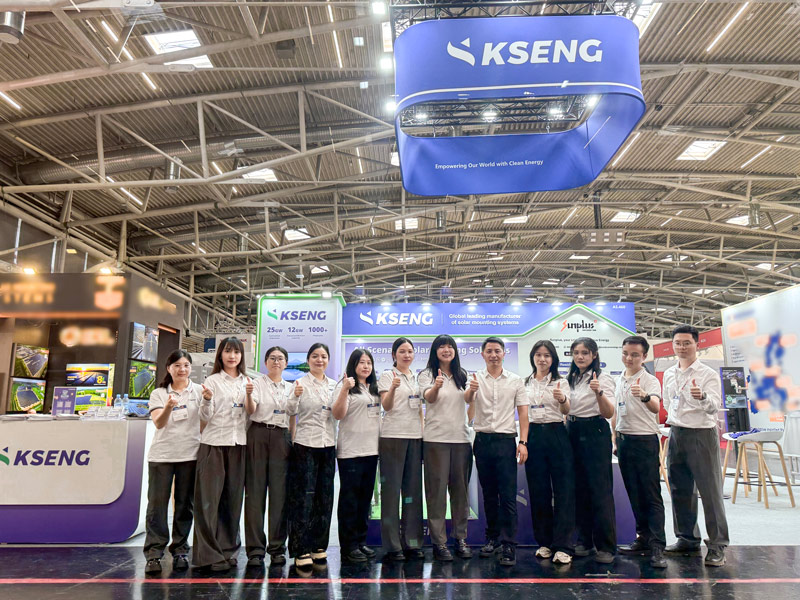Intersolar Europe 2026 - Kseng Solar brilla con soluzioni di strutture di montaggio solare pronte a magazzino per tutti gli scenari in Germania