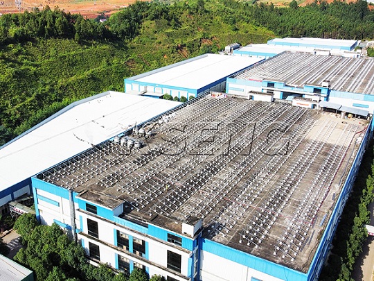 11MW - Soluzione solare per tetti in alluminio in Cina
