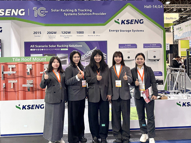 Solar Solutions Düsseldorf 2025 – Kseng Solar Empowers Europe's Renewable Transition with European-Stocked Solar Racking Solutions