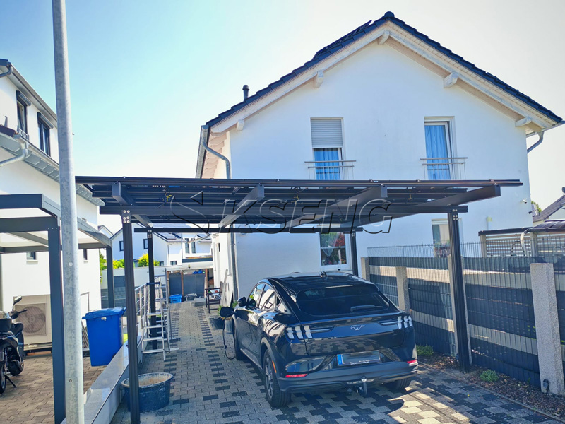 Case Study – Kseng Solar's Solar Carport Solutions with Local Stock and Fast Delivery Across Europe
