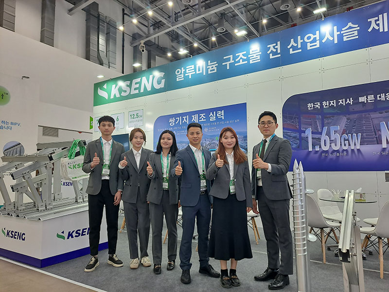 Kseng Solar porta versatili opzioni di racking solare in Corea al Green Energy Expo 2024