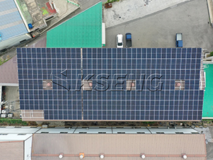 Progetto di montaggio su tetto solare da 150 kW in Corea