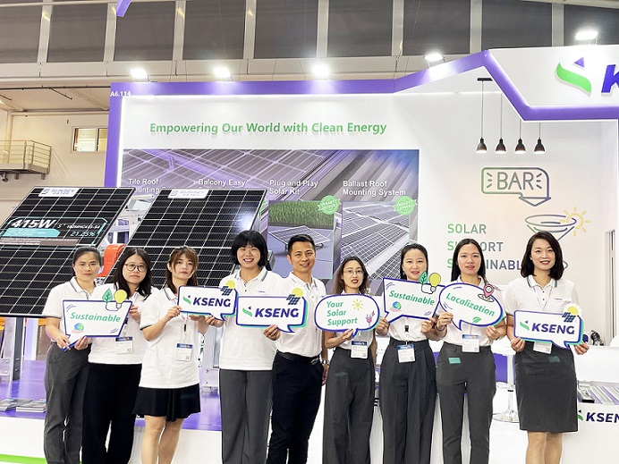 Kseng Solar ha partecipato a Intersolar Europe 2023 con punti salienti sulle sue soluzioni di scaffalatura solare per tutti gli scenari
