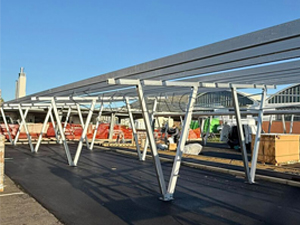 Soluzione per carport fotovoltaico da 40 KW in Italia